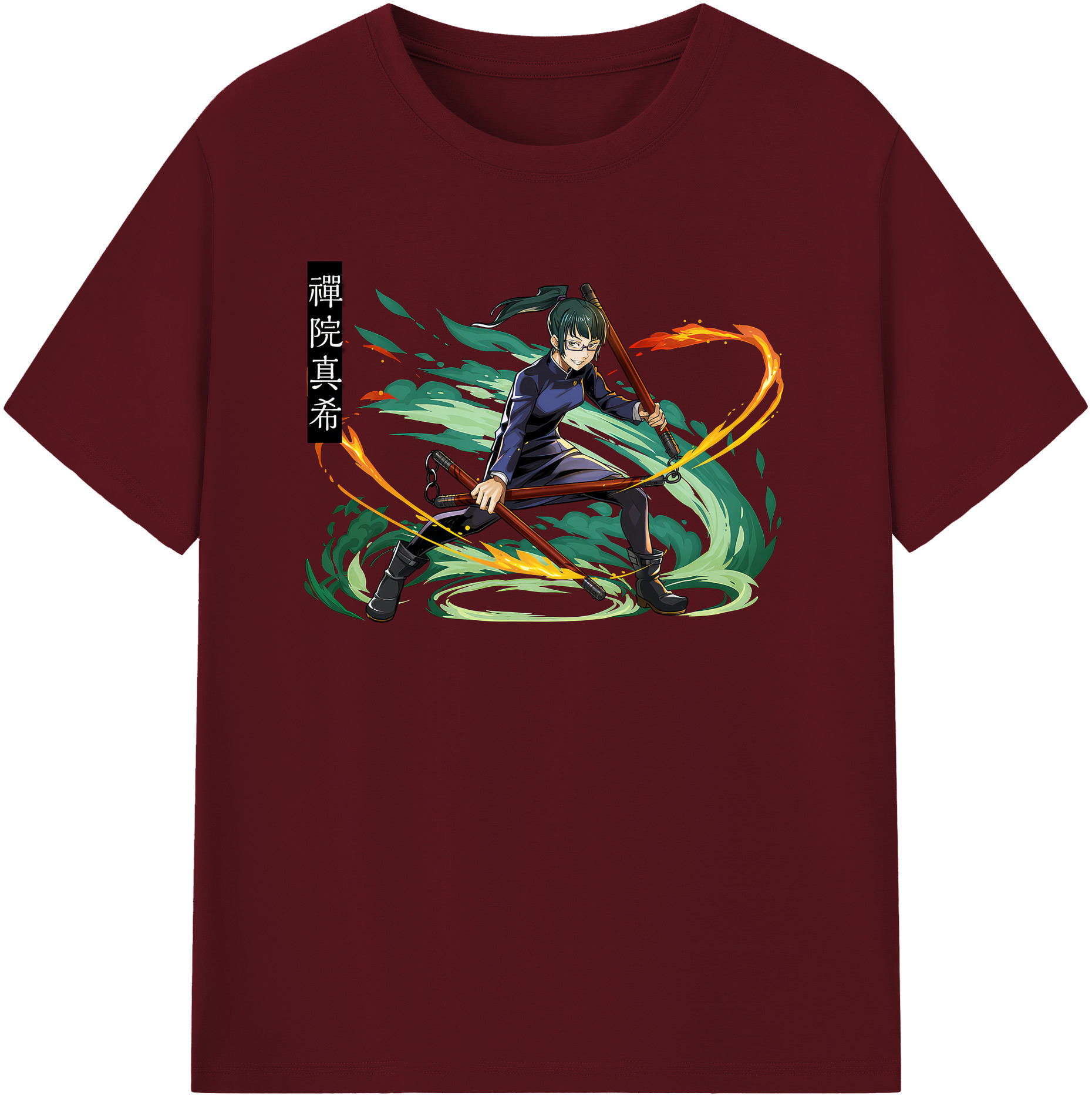 （画像用） 呪術廻戦 Jujutsu Kaisen 綿100％半袖Tシャツ（フロントプリント）